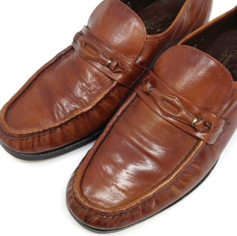 Florsheim Imperial Bit Strap Pinch Loafers 9 E - Picture 2 of 8